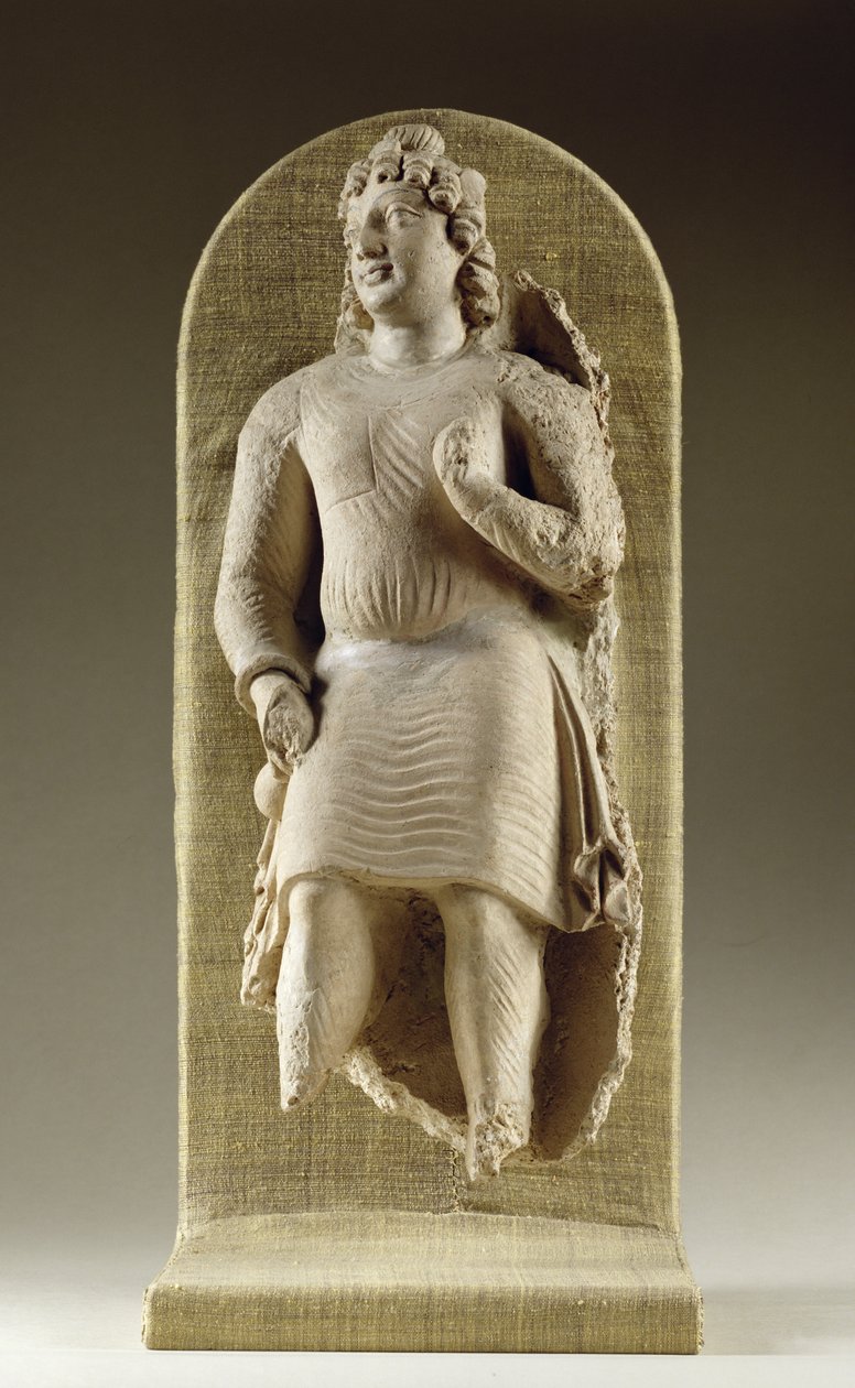 Giovane in piedi o Maitreya, Gandhara da Indian School