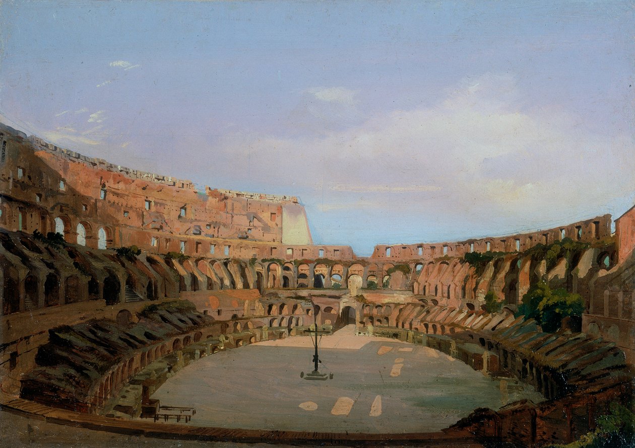 Interno del Colosseo da Ippolito Caffi