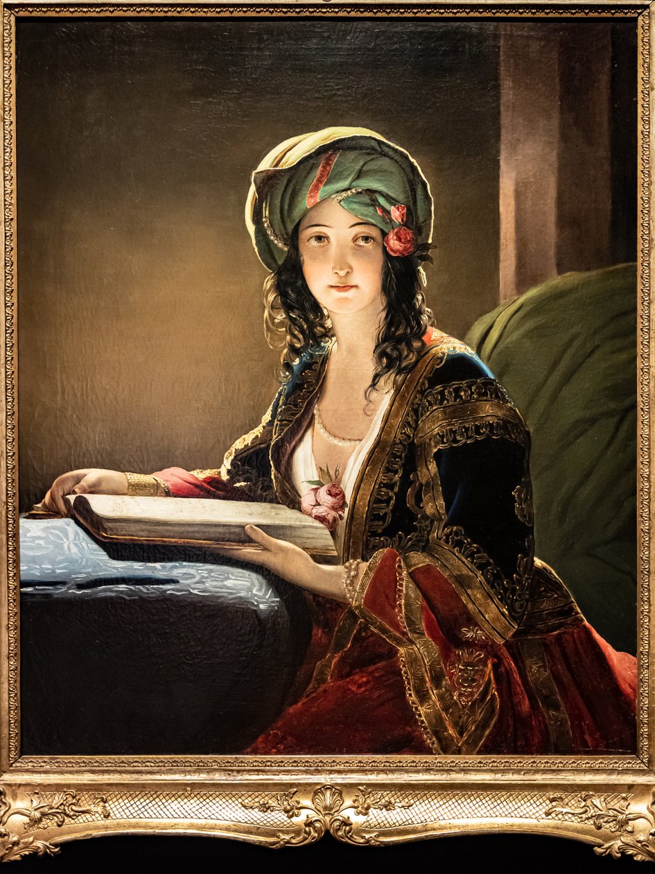 Ritratto di una donna orientale da Ippolito Caffi