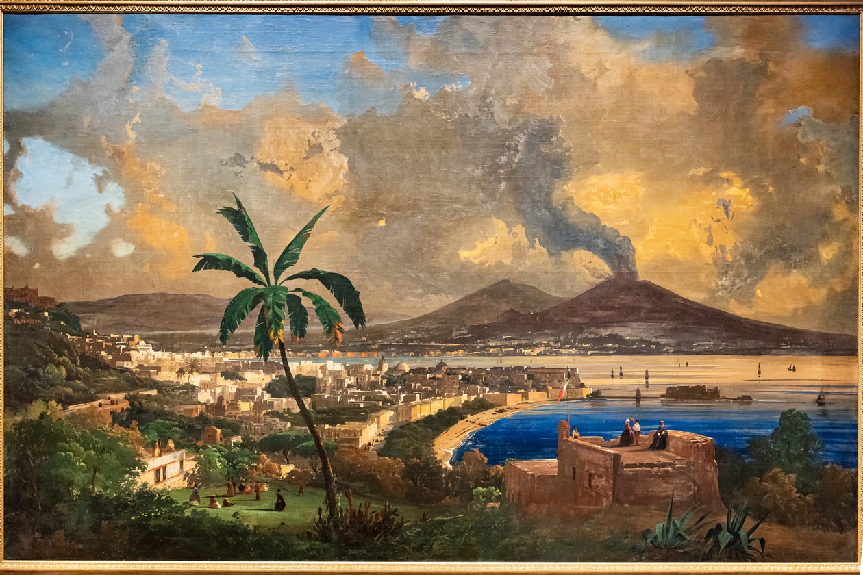 Veduta di Napoli da Ippolito Caffi