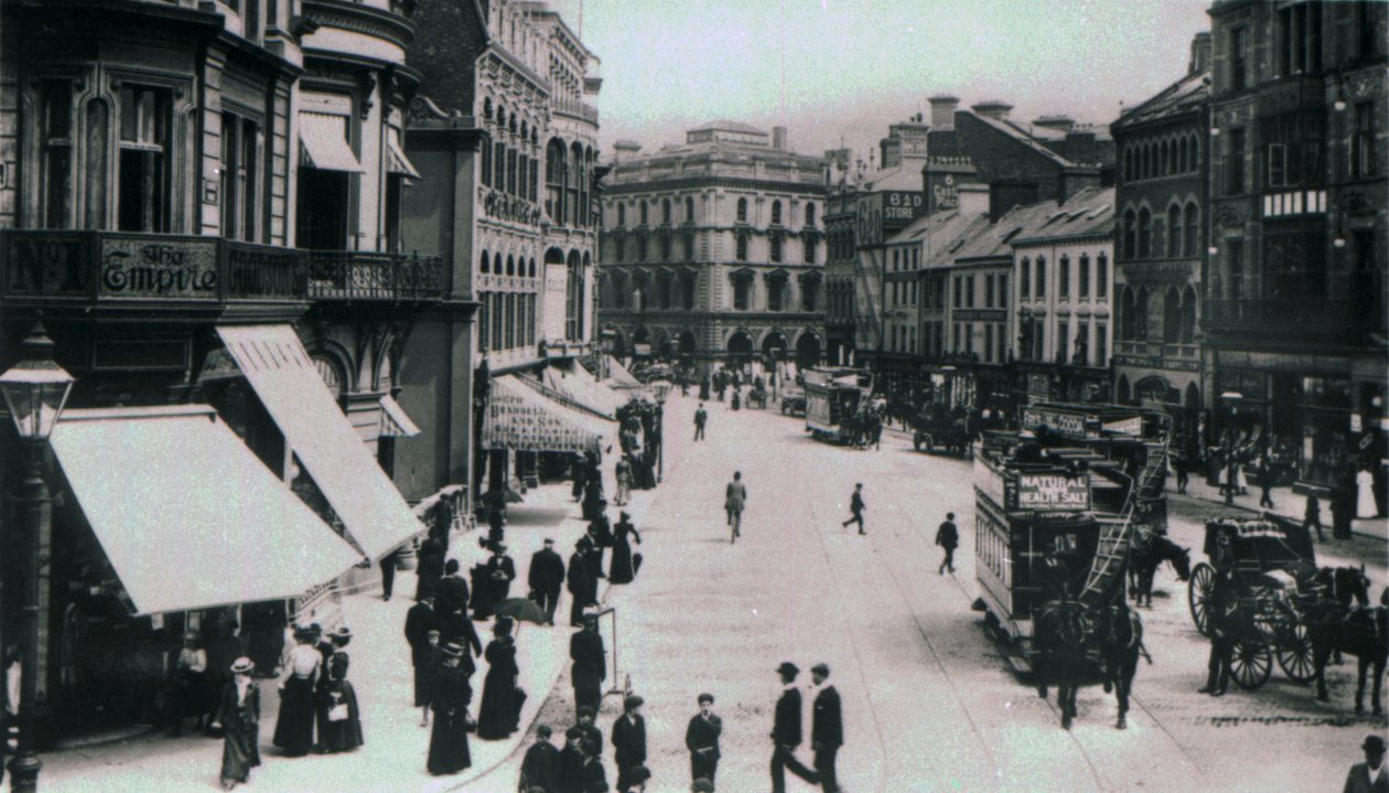 Castle Square, Belfast, c.1902 da Irish Photographer