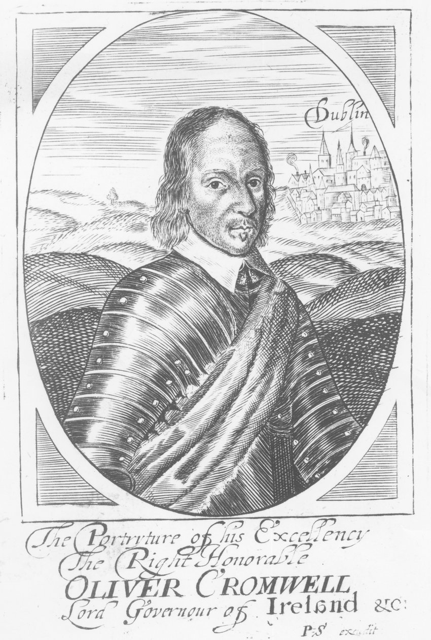 Oliver Cromwell (1599-1658) c.1650 da Irish School