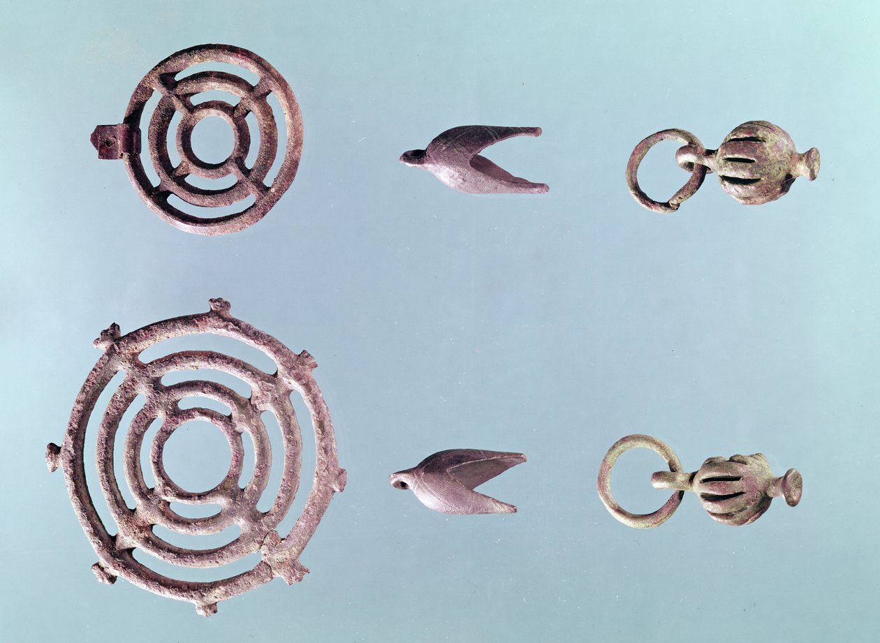 Selezione di pendenti (metallo) da Iron Age