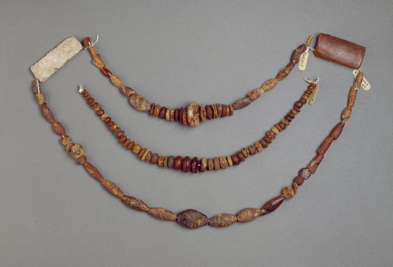 Collana del periodo di Hallstatt (ambra) da Iron Age