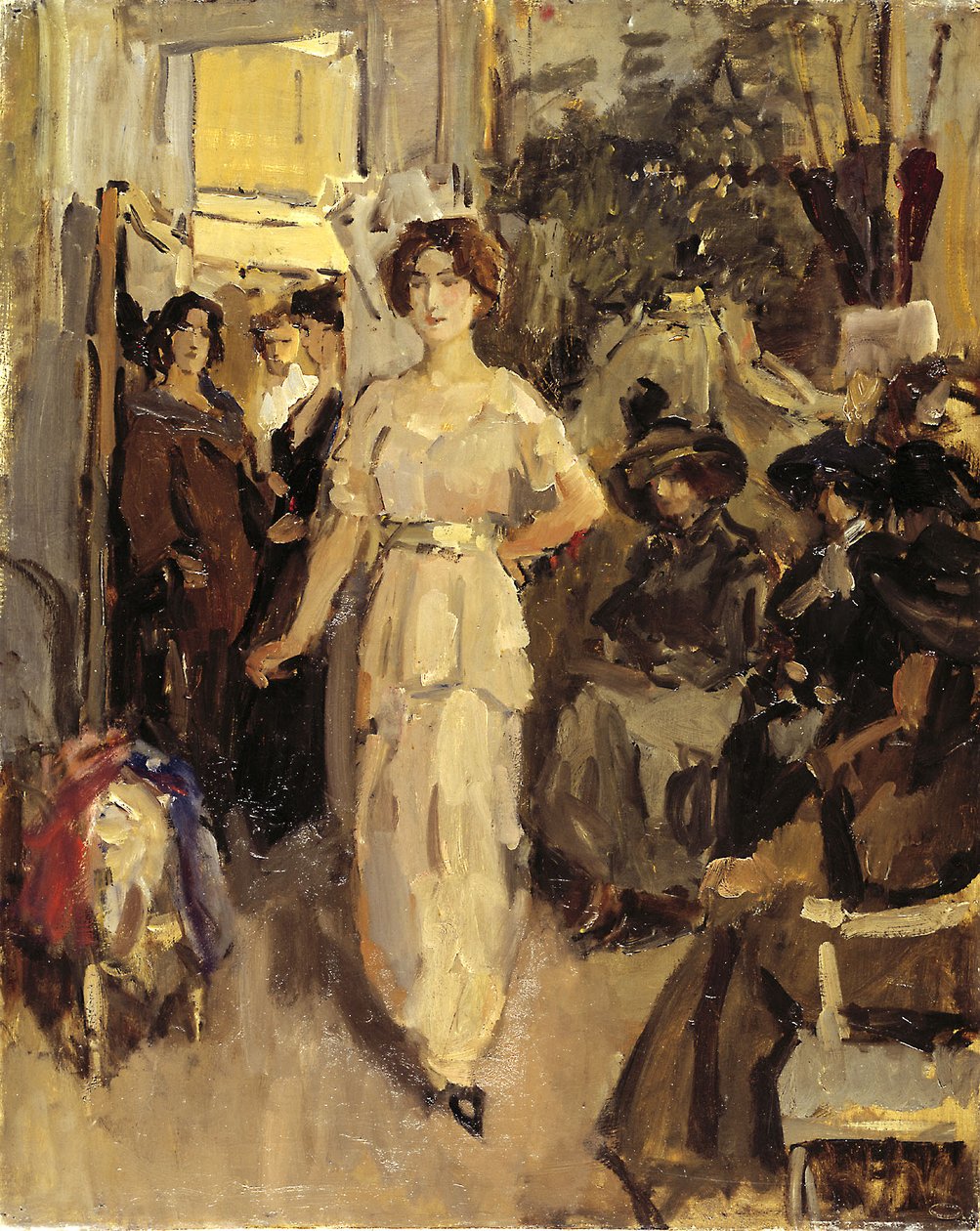 Sfilata di moda da Hirsch & Cie da Isaac Israels