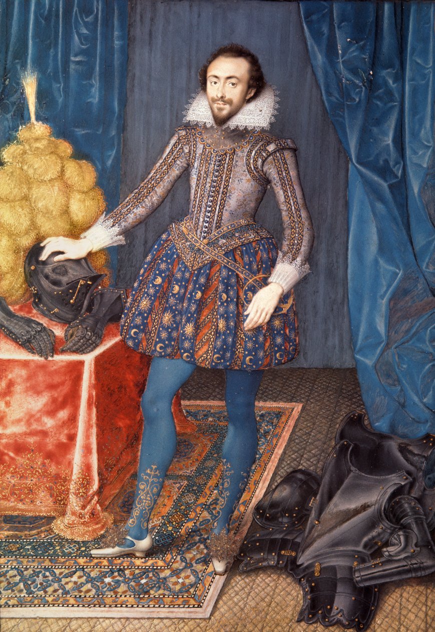 Ritratto di Richard Sackville, 3° Conte di Dorset (1589-1624), 1616 da Isaac Oliver