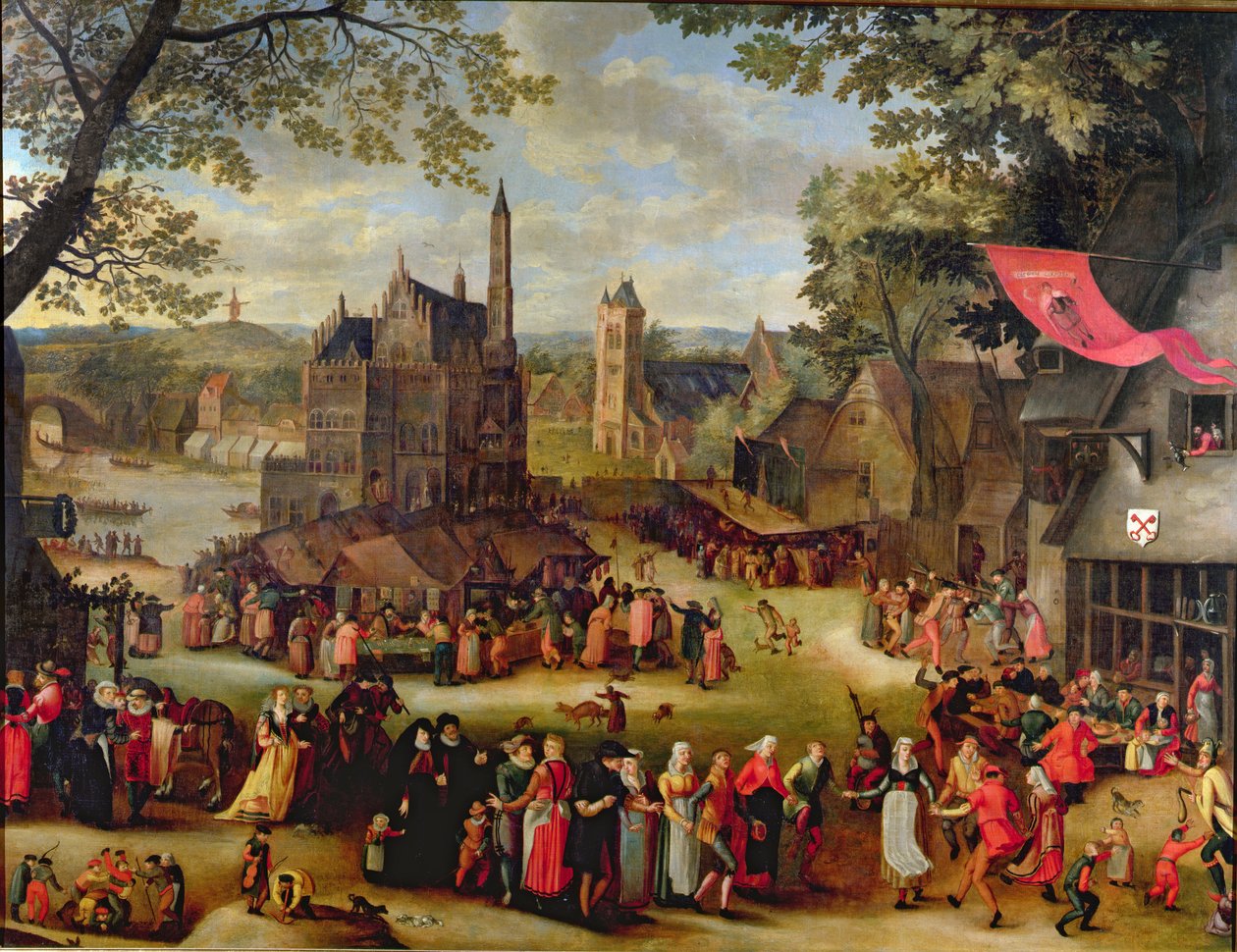 Una fiera fiamminga da Isaac Claesz Swanenburgh