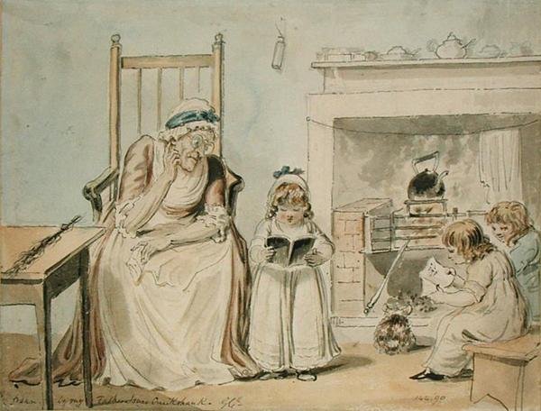 Una scuola per dame da Isaac Cruikshank