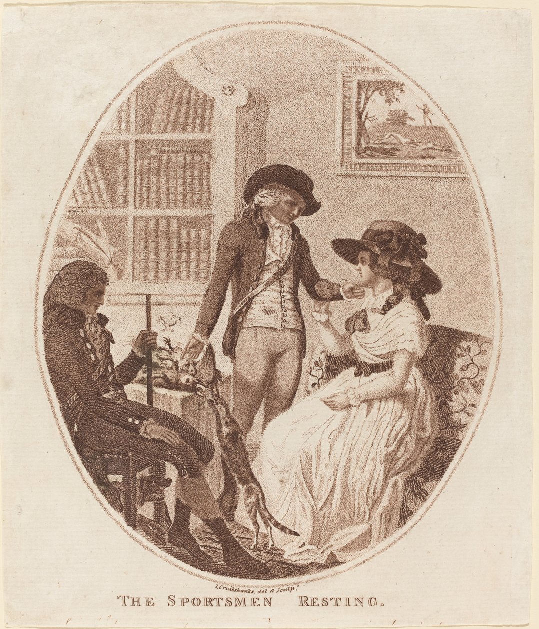 I cacciatori a riposo da Isaac Cruikshank