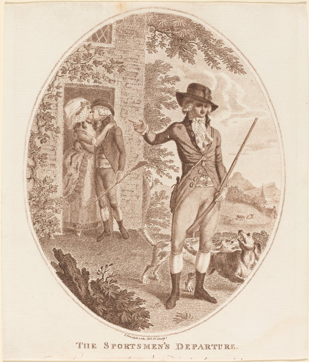 La Partenza dei Cacciatori da Isaac Cruikshank