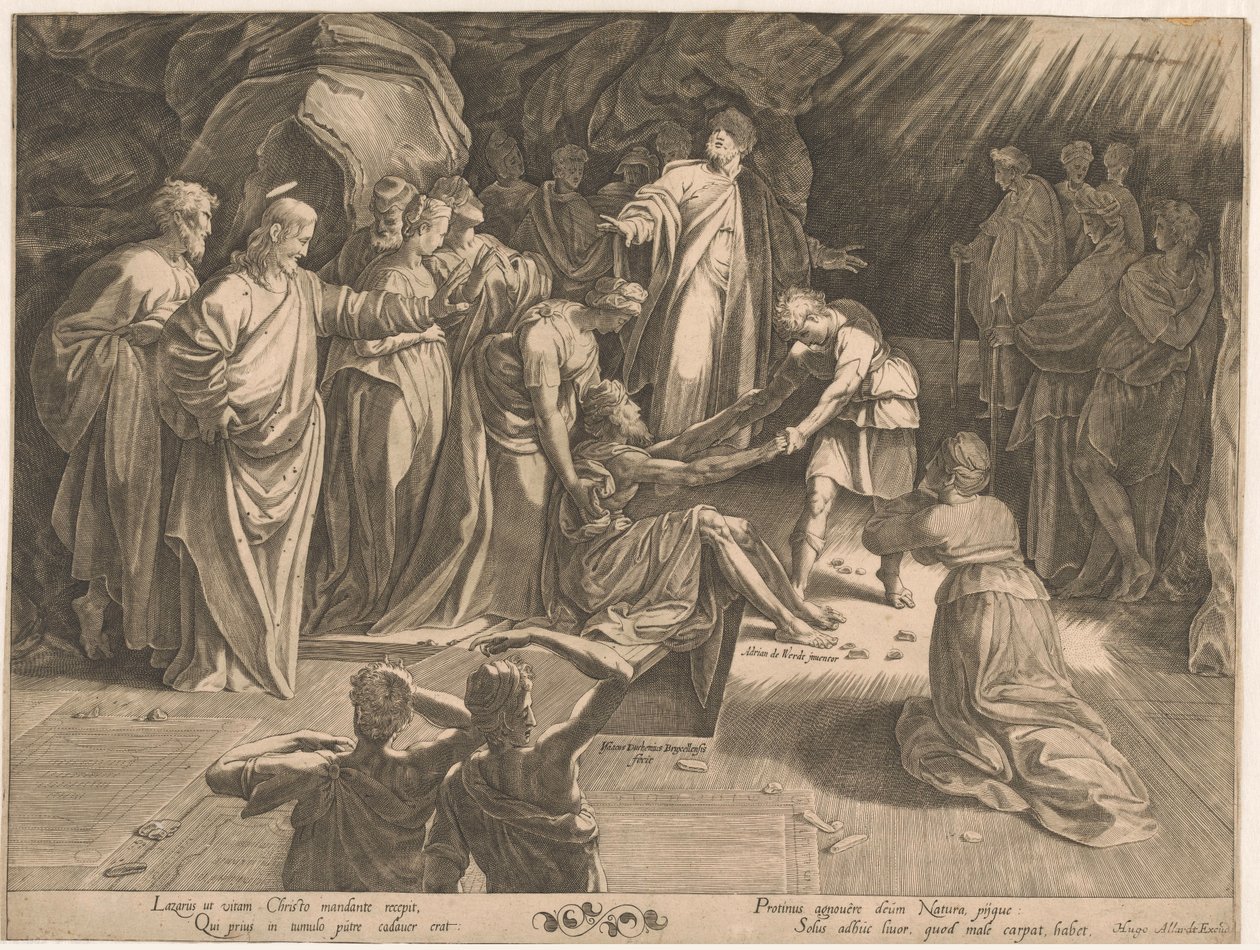 Resurrezione di Lazzaro da Isaac Duchemin