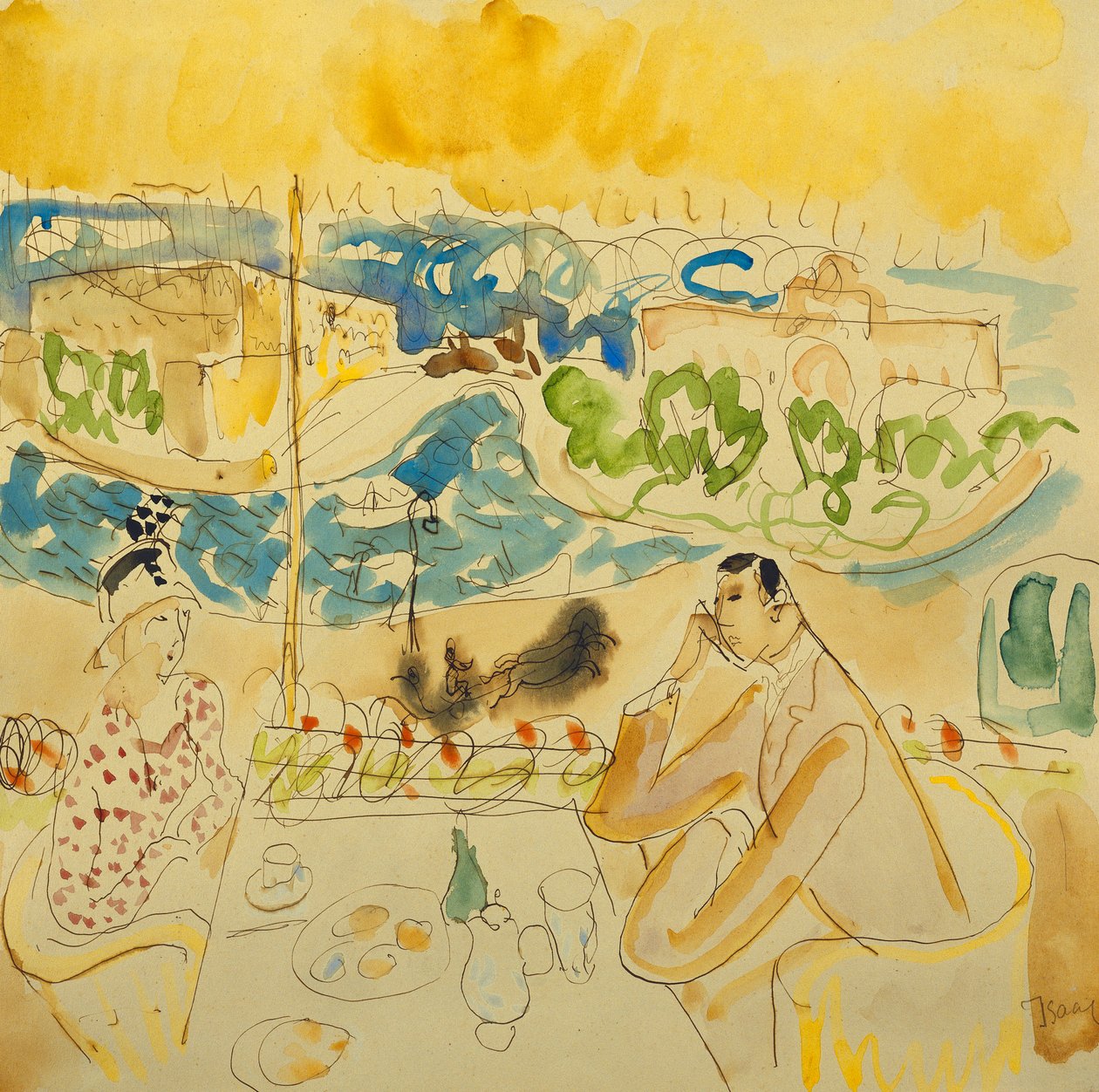 Pranzo sul Fiume da Isaac Grunwald