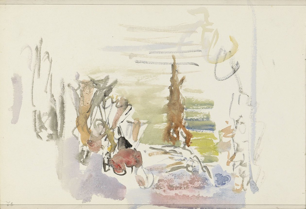 Artisti sul palco da Isaac Israels