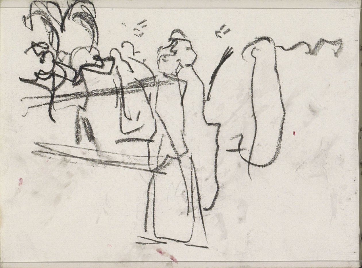 Figure, possibilmente camminando da Isaac Israels