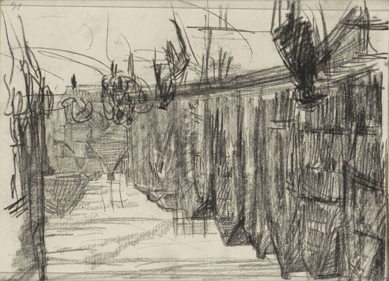Veduta della città con figure da Isaac Israels