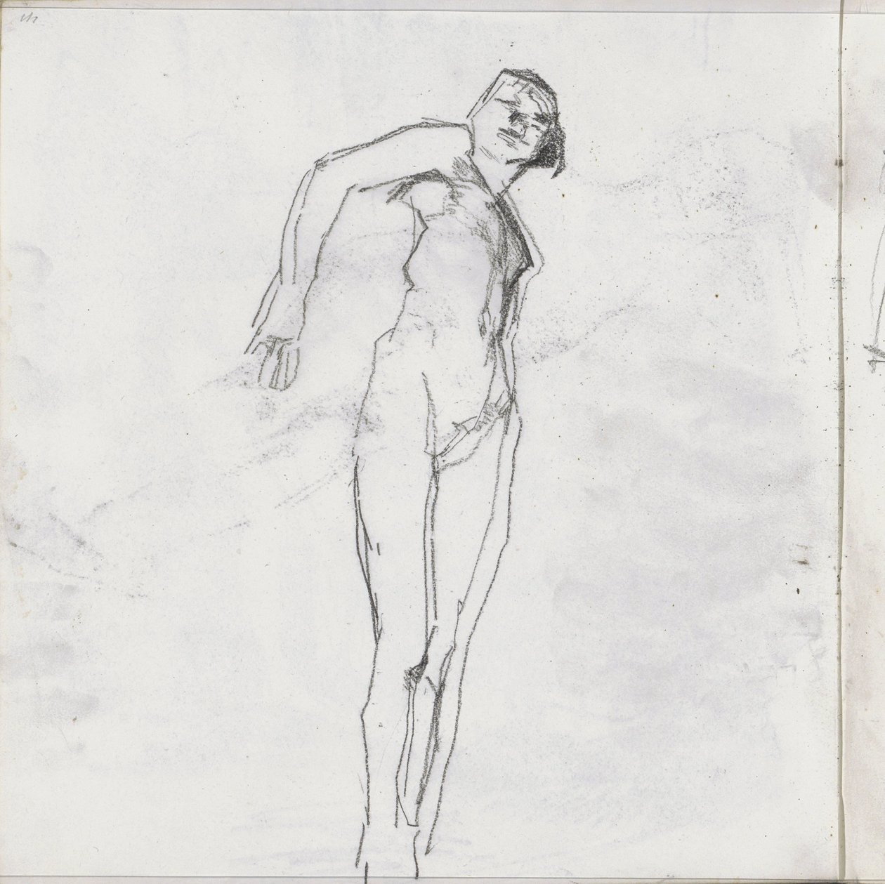 Nudo femminile in piedi da Isaac Israels