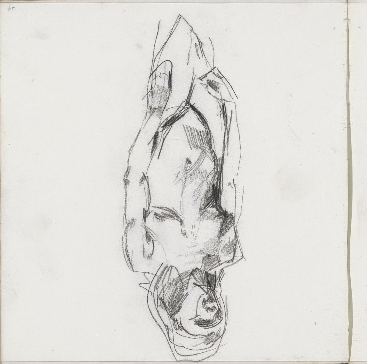 Nudo femminile in piedi da Isaac Israels