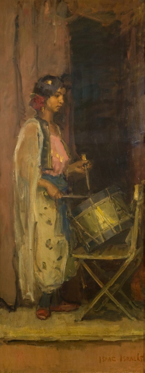 La ragazza tamburina egiziana da Isaac Israels