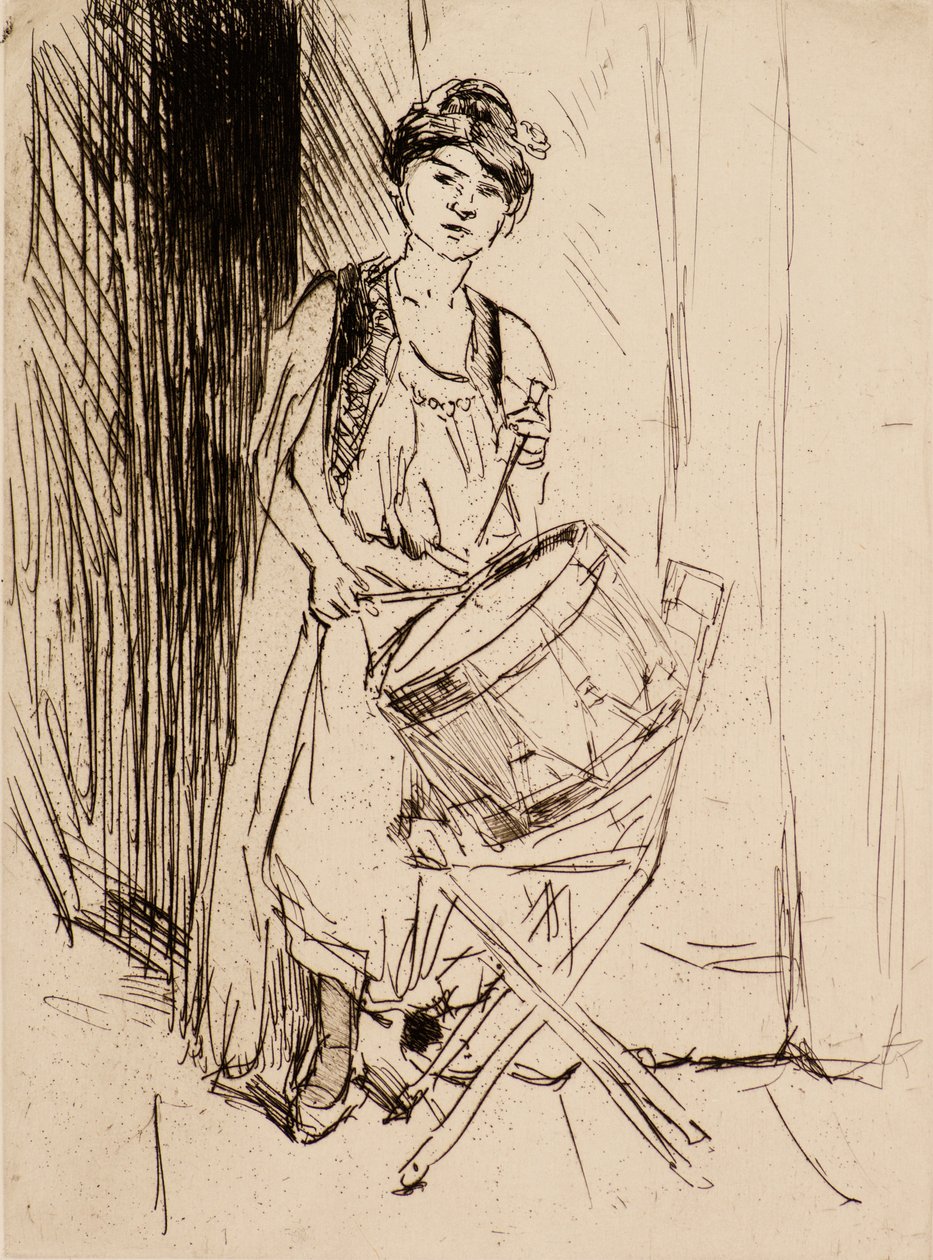 La Signora con il Tamburo da Isaac Israels