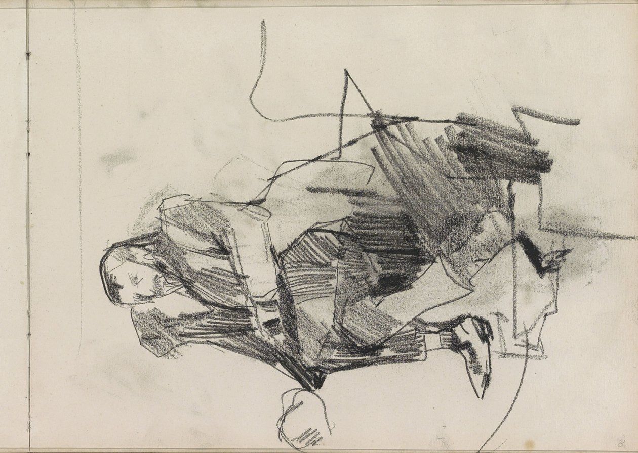 Uomo seduto da Isaac Israels