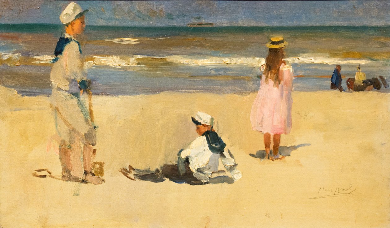 Tedesco: Am Strand Sulla spiaggia da Isaac Israels