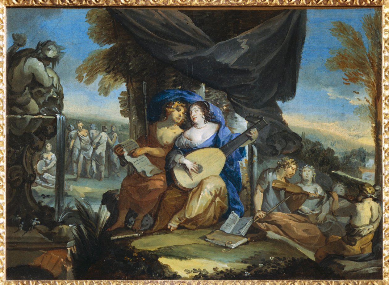 Allegorie musicale … da Isaac Moillon