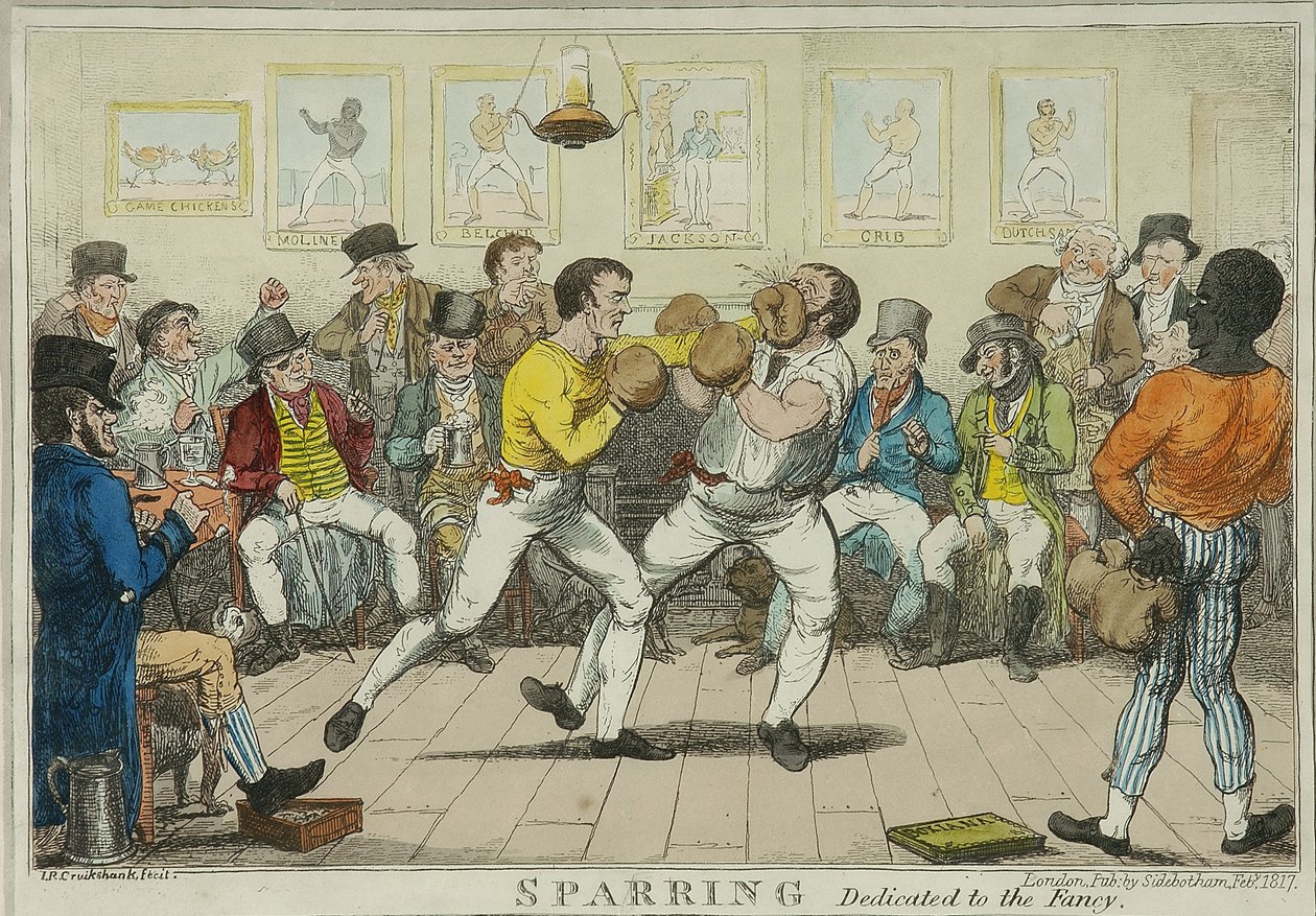 Sparring da Isaac Robert Cruikshank