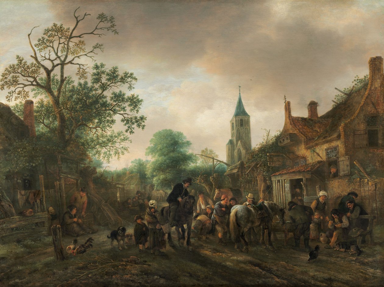 La Sosta alla Locanda da Isaac van Ostade
