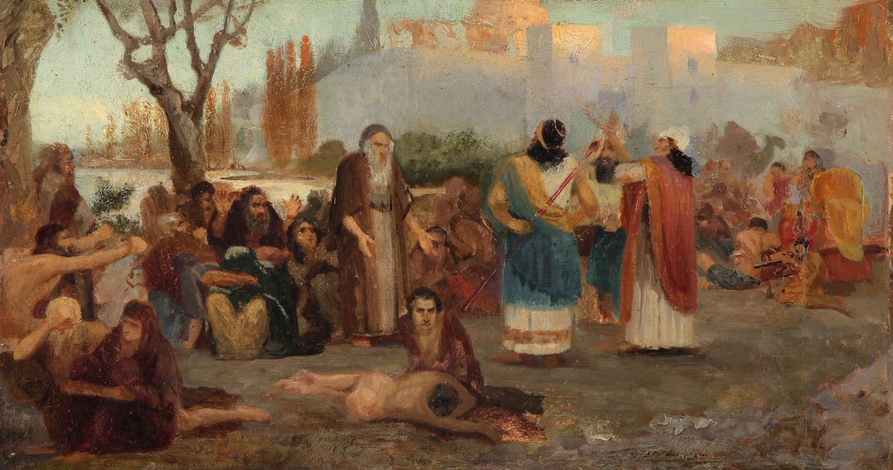 Scena biblica da Isaak Asknaziy