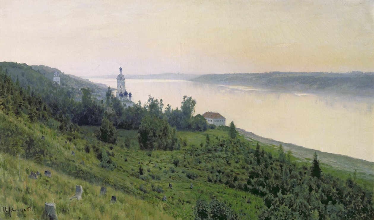 Paesaggio freddo, 1889 da Isaak Ilyich Levitan