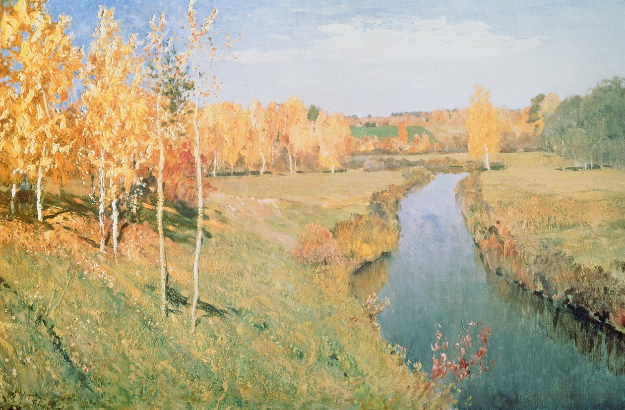 Autunno dorato, 1895 da Isaak Ilyich Levitan