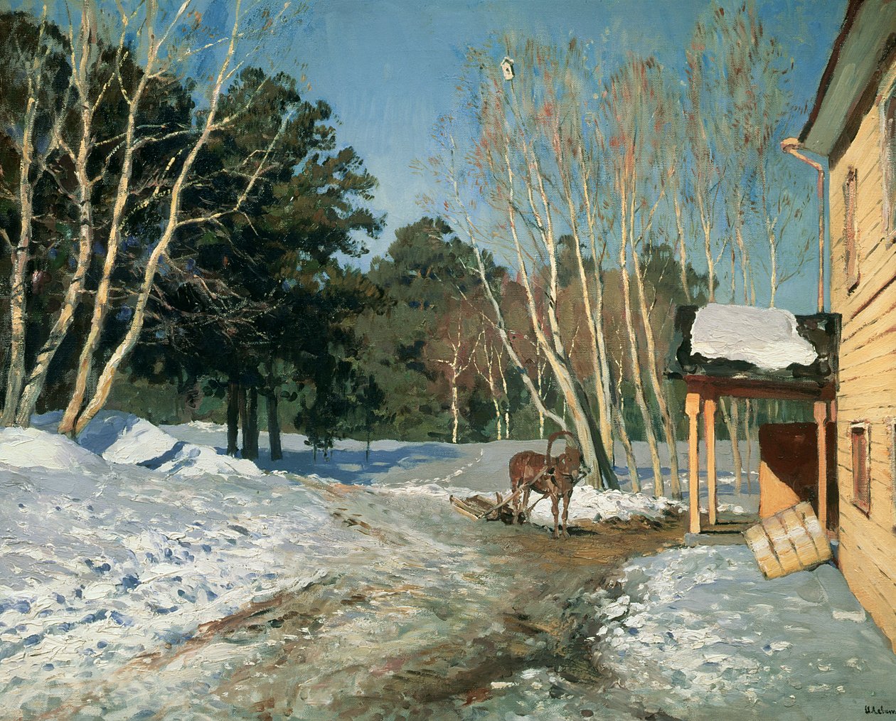 Marzo, 1895 da Isaak Ilyich Levitan