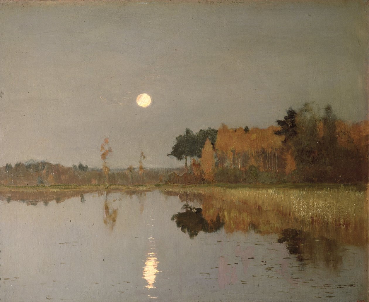La luna del crepuscolo, 1899 da Isaak Ilyich Levitan
