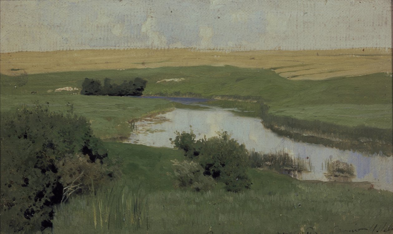 Piccolo fiume Istra, 1885-1886 da Isaak Ilyich Levitan