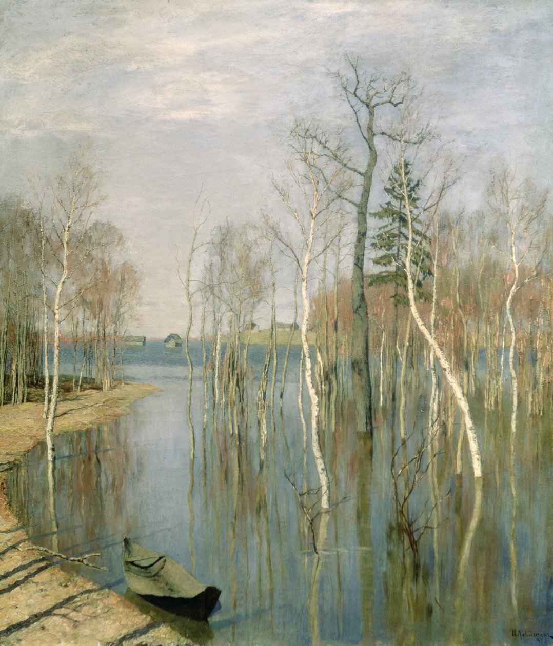 Primavera, Alta Marea, 1897 da Isaak Ilyich Levitan