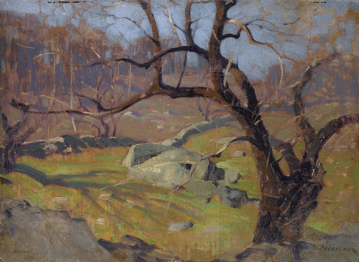Vista vicino a Yalta, 1886 da Isaak Ilyich Levitan