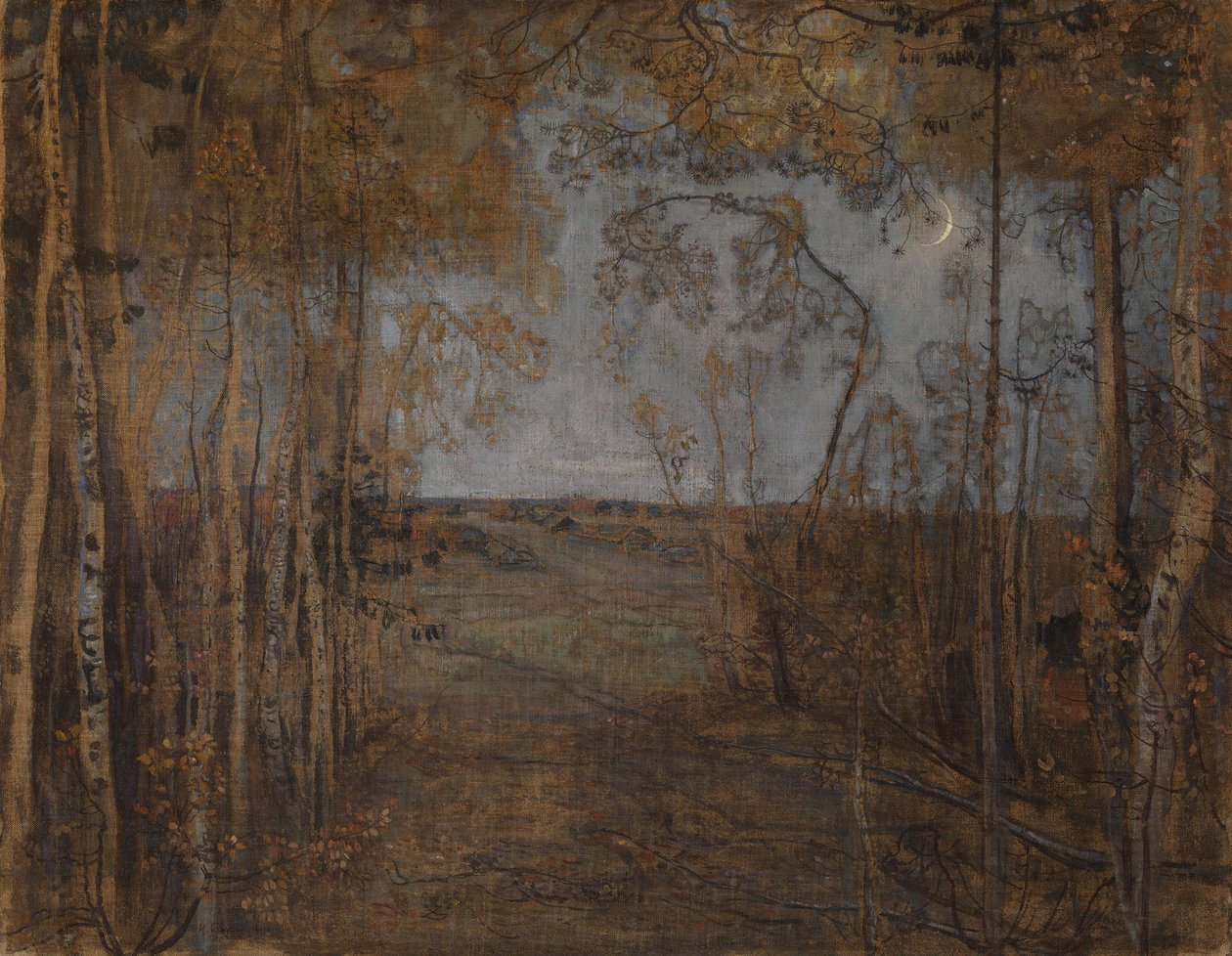 Luna nuova, 1912 da Isaak Israilevich Brodsky