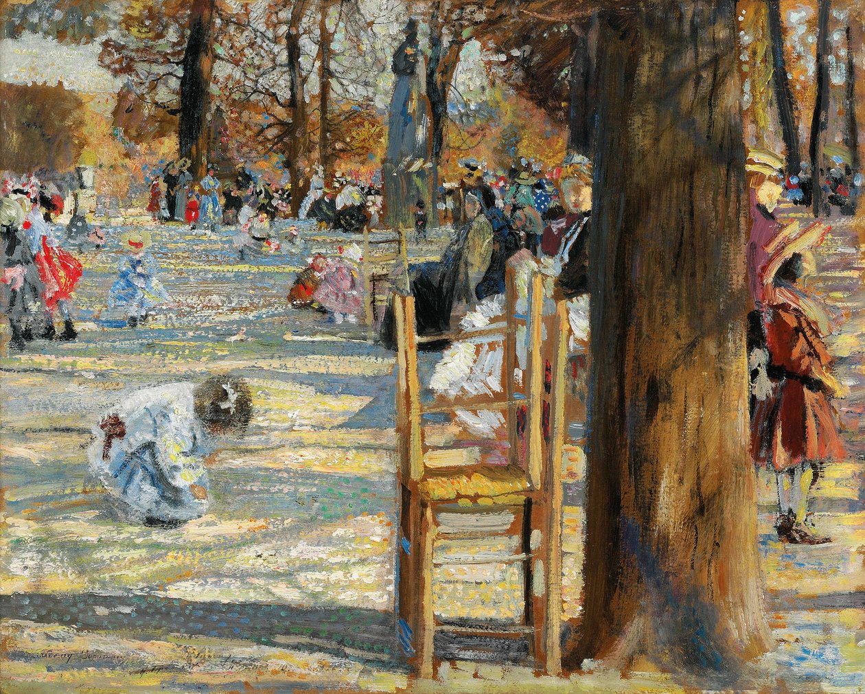 I Giardini del Lussemburgo in Primavera da Isaak Israilevich Brodsky
