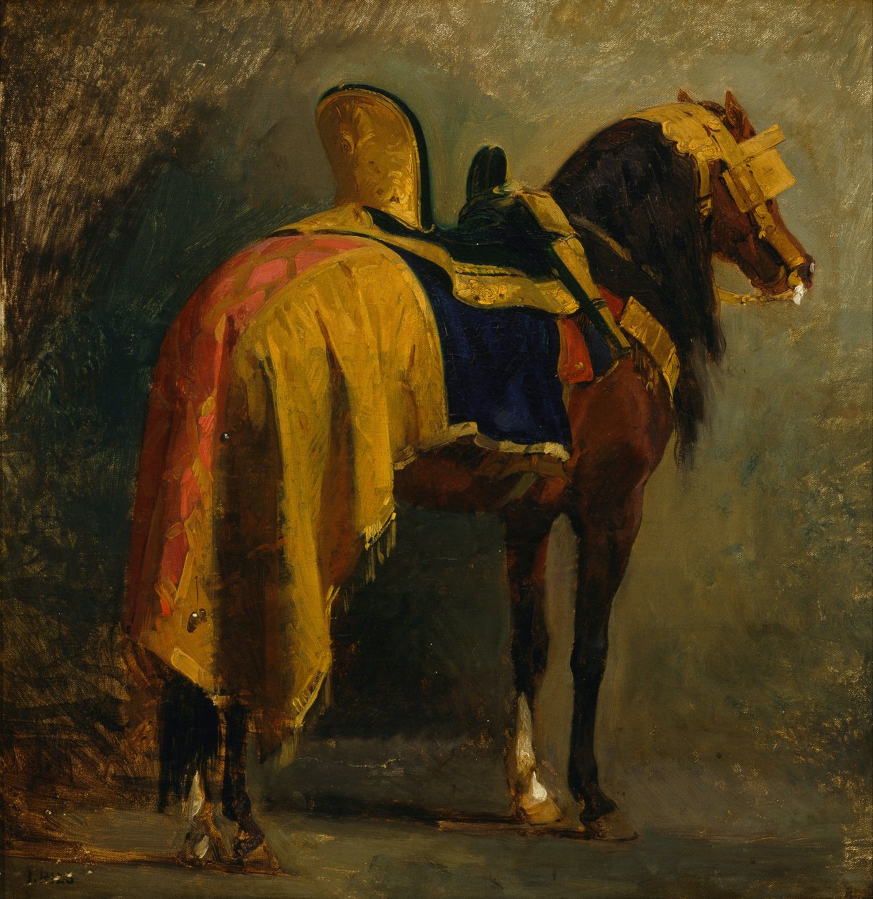 Cavallo Bardato da Isidore Pils