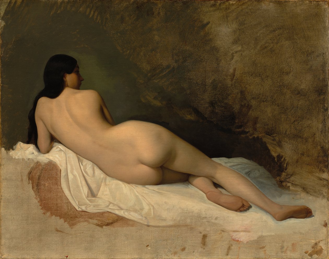 Studio di un nudo reclinato da Isidore Pils