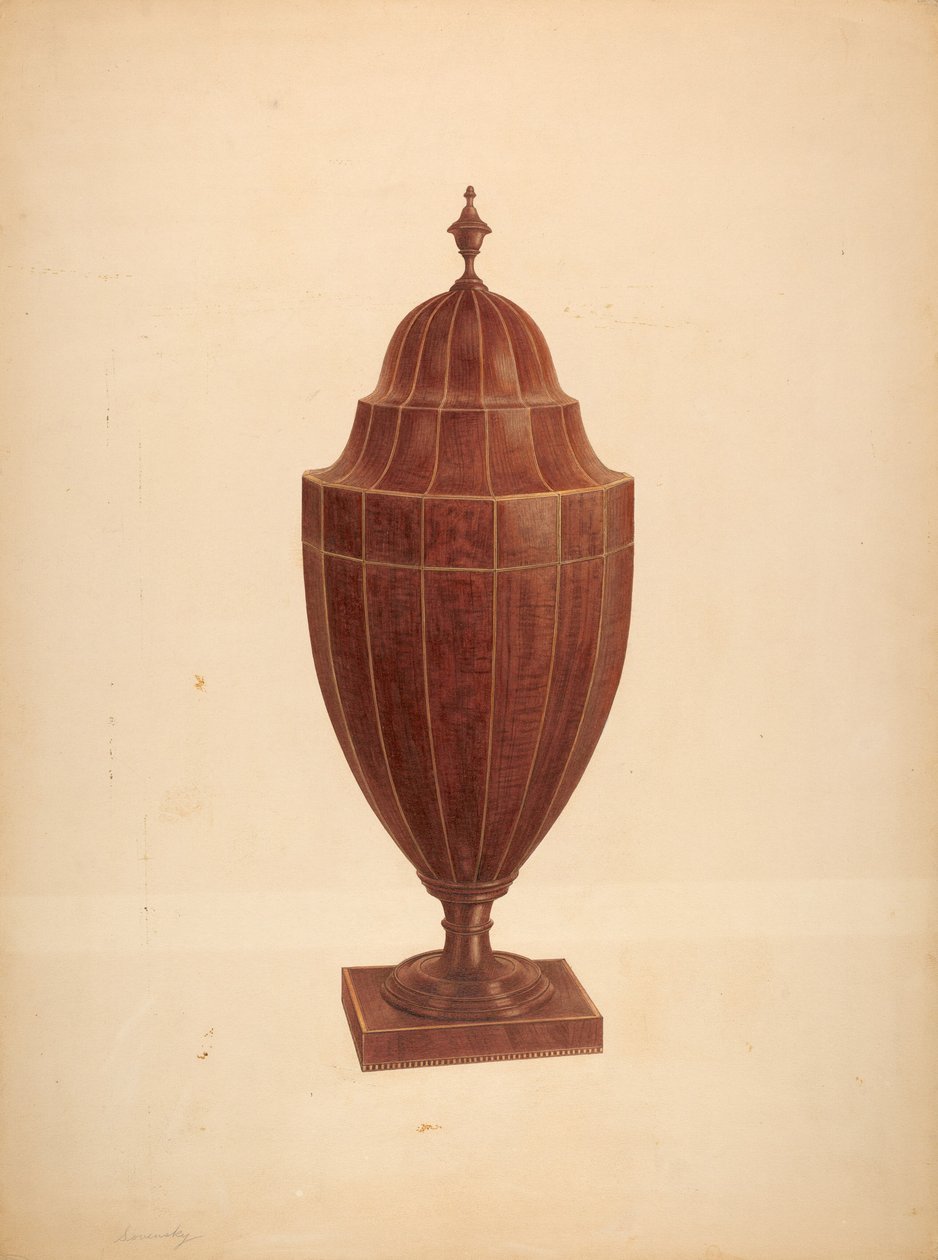 Scatola per coltelli e cucchiai da Isidore Sovensky