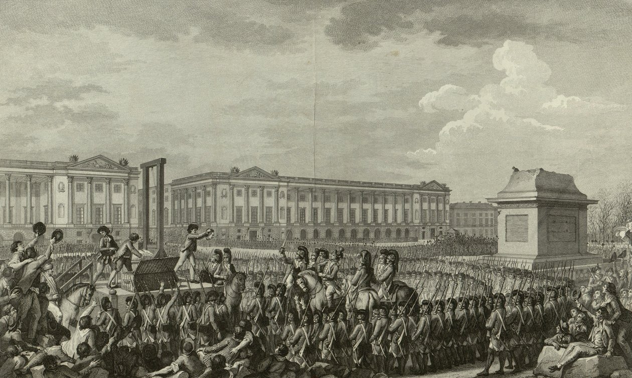 Esecuzione di Luigi XVI da Isidore Stanislas Helman
