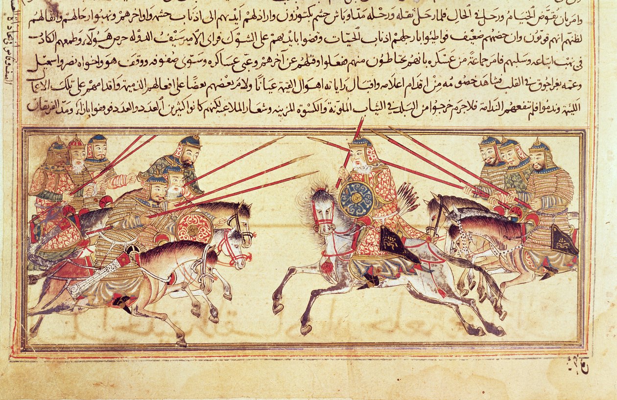 Battaglia tra tribù mongole, probabilmente dal 