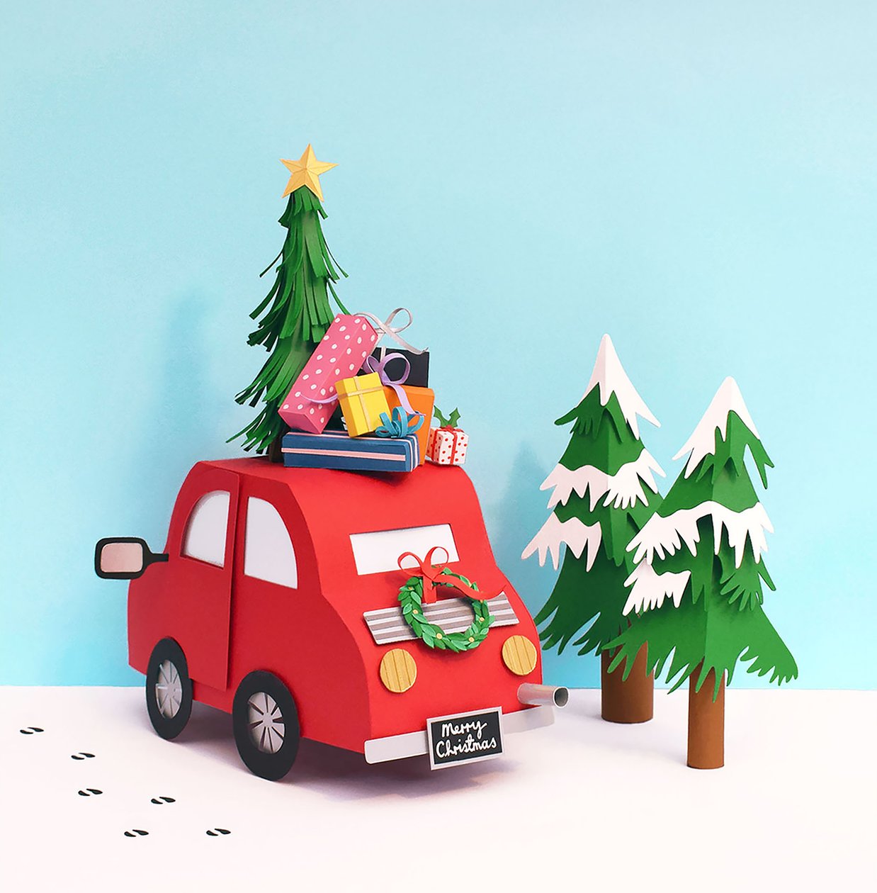 Tornare a casa per Natale, 2016 (carta) da Isobel Barber