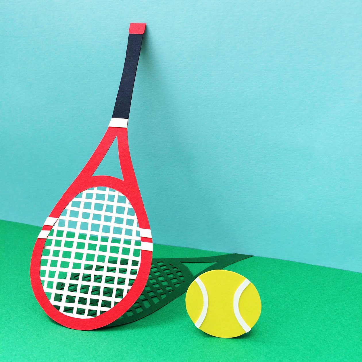 Tennis, 2016 (carta) da Isobel Barber