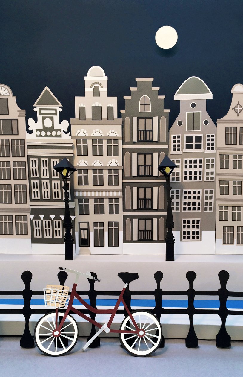 La città dorme, 2016 (carta) da Isobel Barber