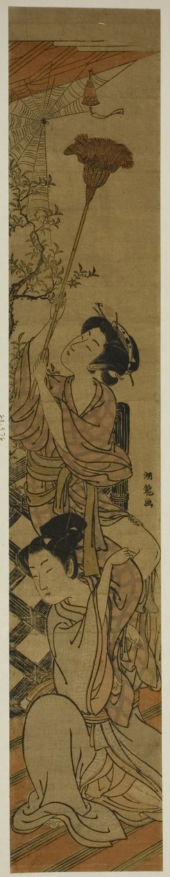 Spazzare una ragnatela da Isoda Koryusai