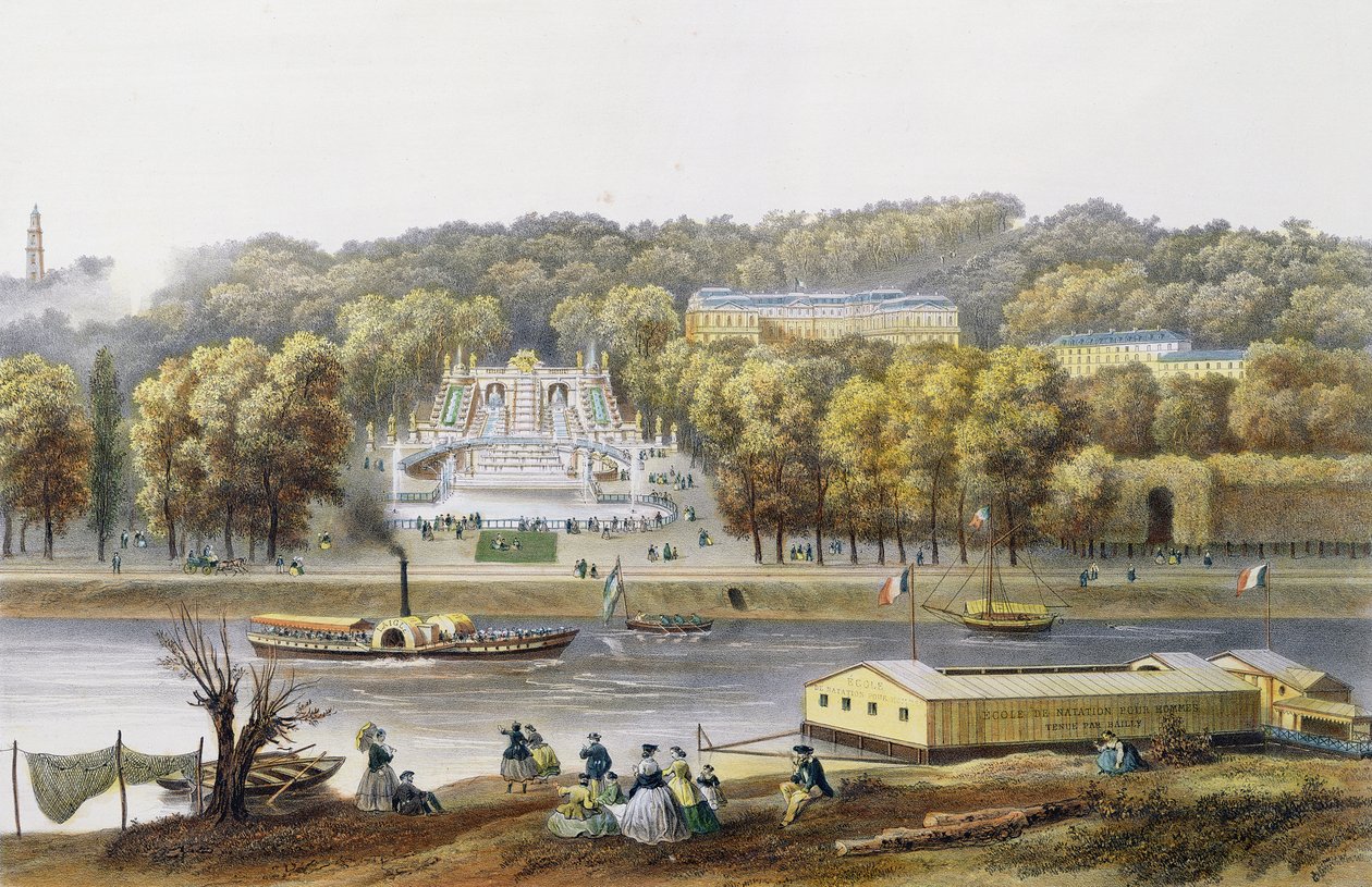 Palazzo e Parco di Saint-Cloud da Isodore Laurent Deroy