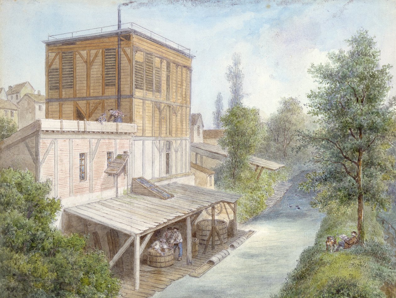 La Bievre a Gentilly, 1865 da Isodore Laurent Deroy