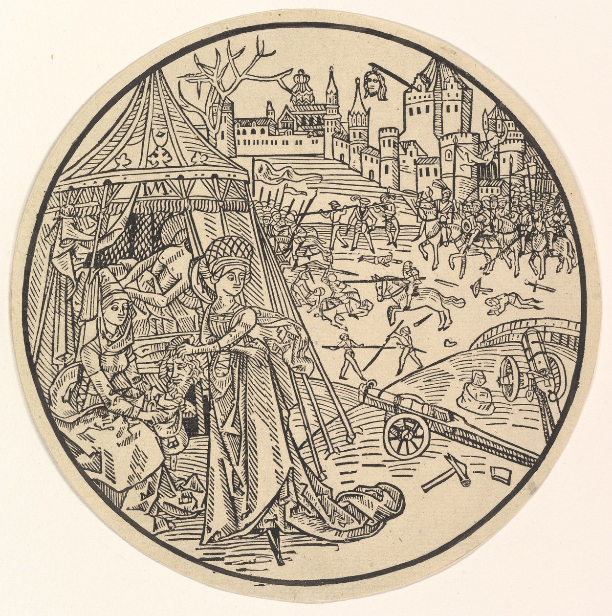 Giuditta con la Testa di Oloferne da Israhel van Meckenem